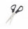 5 Star Office Scissors 165mm Stainless Steel Blades ABS Handles Black