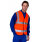 Hi Visibility Vest EN ISO20471 Orange Large WCENGORL