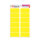 Blick Labels in Office Packs 25mmx50mm Yellow (Pack of 320) RS020158