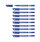 Stabilo Sensor F-tip Fineliner Pen Blue (Pack of 10) 189/41