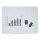 Bi-Office Magnetic Glass Drywipe Board 1200x900mm GL080101