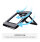 Stand with Airflow Arrows Fellowes I-Spire Series Quick Lift Adjustable Laptop Stand - Ergonomic - Foldable - Black - Fits Up to 17” Laptops 8212001