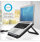 Quality Standard Stated Fellowes I-Spire Series Quick Lift Adjustable Laptop Stand - Ergonomic - Foldable - Black - Fits Up to 17” Laptops 8212001