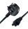 Connekt Gear IEC C5 UK Mains Power Plug 2m 27-0114b