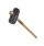 957 Black Rubber Mallet 90mm 1200g