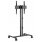 Manhattan TV & Monitor Mount, Trolley Stand (Compact), 1 screen, Screen Sizes: 34-55", Silver, VESA 200x200 to 400x400mm, Max 35kg, Height-adjustable to four levels: 862, 916, 970 and 1024mm, LFD, Lifetime Warranty