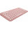 Logitech Pebble Keys 2 K380s keyboard RF Wireless + Bluetooth QWERTY UK English Pink