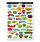 CLEVER KIDZ 12 SHEET 2500+ DELUXE REWARD STICKER PAD