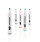 PROSCRIBE CARD 5 DRY WIPE MARKER - 4 ASST