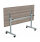 One Eighty Rectangular Tilting Table 1600 X 700 Grey Oak/Silver