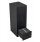 TC Steel 4 Drawer Filing Cabinet Black
