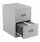 TC Steel 2 Drawer Filing Cabinet Grey