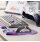 Fellowes Crystals Gel Purple Mouse Pad 9144103