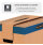 Fellowes Bankers SmoothMove Prime Box 127L XL Brown/Blue (Pack of 5) 6205401