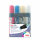 Pentel Liquid Chalk Marker Chisel Tip Jumbo Assorted (Pack of 4) SMW56/4-BCGW