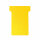 Nobo T-Card Size 2 48 x 85mm Yellow (100 Pack) 2002004