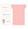 Nobo T-Card Size 2 48 x 85mm Pink (100 Pack) 32938905
