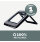 1 year warranty Fellowes I-Spire Series Quick Lift Adjustable Laptop Stand - Ergonomic - Foldable - Black - Fits Up to 17” Laptops 8212001