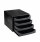 Contour Ergonomics 4 Drawer Set Black CE06114