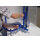 Vertical bubble film rollers, height 1100mm