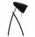 Small fluorescent desk lamp