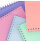 PREMTO PASTEL A5 200pg SPIRAL NOTEBOOK - 5 ASST.