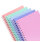 PREMTO PASTEL A5 200pg SPIRAL NOTEBOOK - 5 ASST.