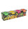 WORLD OF COLOUR 4x140g POTS PLAY DOUGH WITH MOULD LID - NEON