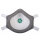 Portwest P305 FFP3 Premium Dolomite Respirator (Pk5) White