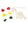 * CRAFTY BITZ WOODEN THREADING KIT - DINO