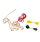 * CRAFTY BITZ WOODEN THREADING KIT - DINO