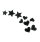 CRAFTY BITZ FOAM STICKERS HEART SHAPE 3 ASST.