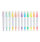 * PROSCRIBE PKT.12 TWIN TIP PASTEL HIGHLIGHTER PENS - ASST