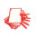 * ORMOND PKT.10 WRITE ON WIPE OFF ANSWER PADDLES