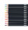ICON TIN BOX 12 COLOURING PENCILS - NEON