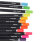 ICON TIN BOX 12 COLOURING PENCILS - NEON