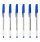 PROSCRIBE CARD 6 BALL PENS - BLUE