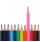 WORLD OF COLOUR PKT.12 FULL SIZE COLOURING PENCILS