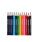 WORLD OF COLOUR PKT.12 HALF SIZE COLOURING PENCILS