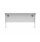 Office Rectangular Desk With Steel Double Upright Cantilever Frame 1400X600 Arctic White/White
