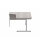 Office Left Hand Corner Desk With Steel Single Upright Cantilever Frame 1600X1200 Alaskan Grey Oak/Silver