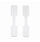 StarTech.com 3.5in (9cm) Cable Labels, 100 Pack, White, Hook-to-Hook Fastener Cable Tags, Write-On Cord Labels for Cable Management, Cord Identification Tags