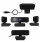 j5create JVCU100 USB™ HD Webcam with 360° Rotation, 1080p Video Capture Resolution, Black