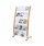 Alba Mobile Wide Literature Display 5x3 Compartments A4 Natural Frame White Compartments DD5GMW BC