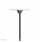 Neomounts CL35-340BL12 Monitor/TV mount ceiling 23-42" - h 106-156 cm
