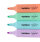 PROSCRIBE PKT.4 PASTEL HIGHLIGHTERS - ASST.