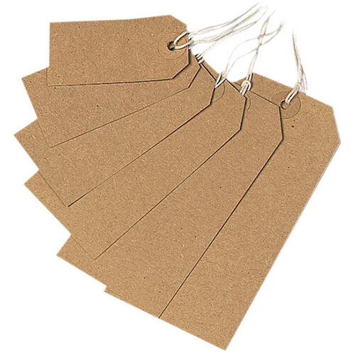  Q-Connect Strung Tag Buff Pack of 1000