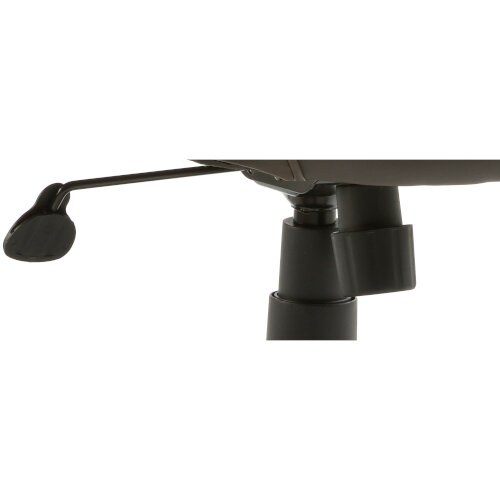 Chesterfield Traditional Executive Office Chair, Burgundy Leather Seat & Back - Fixed Wooden Padded Arms, 5-Star Base Additional Image 4