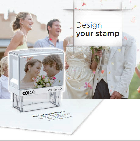 COLOP Printer 40 Custom Text Pre-Inked Rubber Stamp Black Ink Black Handle - COLOP self-inking plastics stamp - rectangular - 23 x 59 mm for 6 lines - reliable and comfortable use Additional Image 6