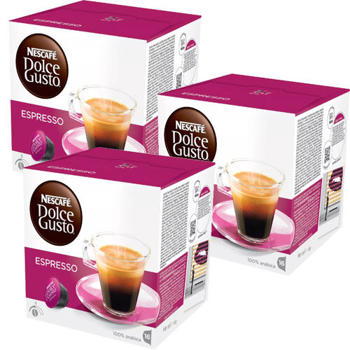 Nescafe Espresso for Dolce Gusto Machine PK48 Capsules